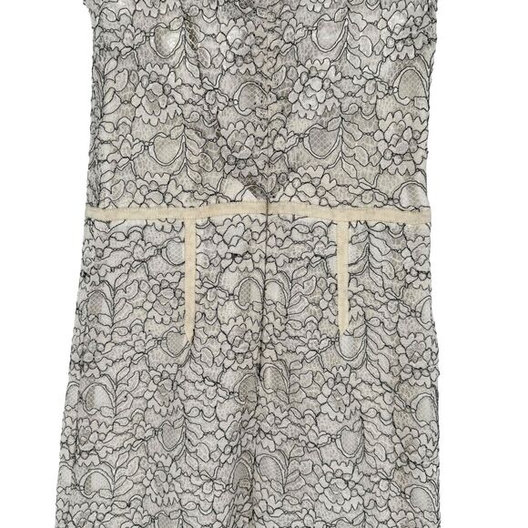 Jill Stuart Sheath Dress Size 2 White Love Glow Embroidered Lace Sleeveless GUC - Picture 12 of 16